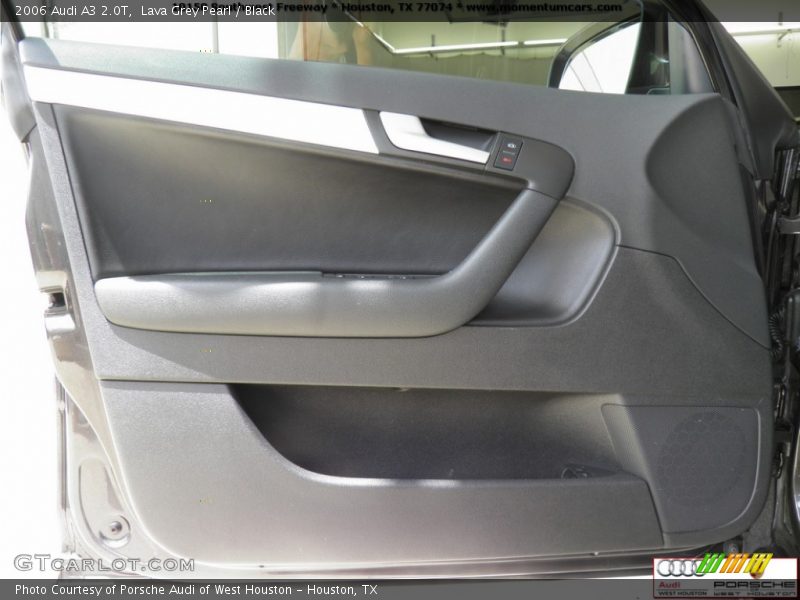 Lava Grey Pearl / Black 2006 Audi A3 2.0T