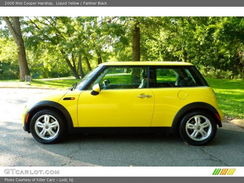 Liquid Yellow / Panther Black 2006 Mini Cooper Hardtop