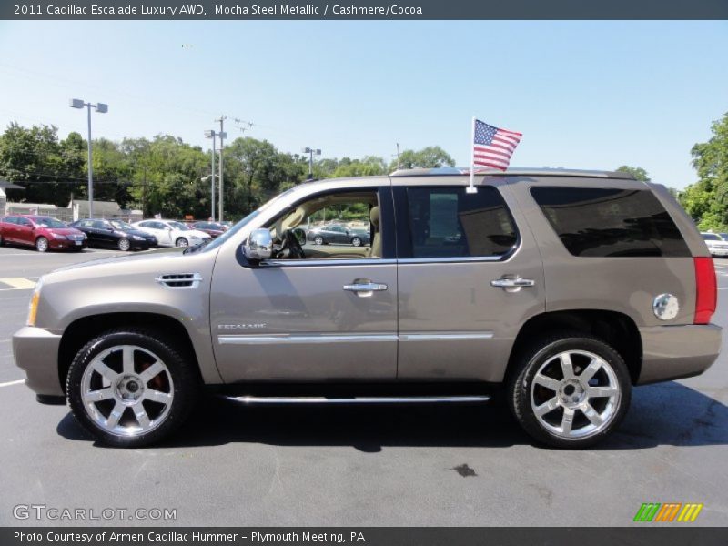 Mocha Steel Metallic / Cashmere/Cocoa 2011 Cadillac Escalade Luxury AWD