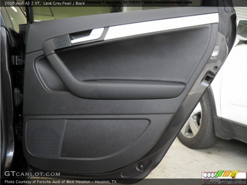 Lava Grey Pearl / Black 2006 Audi A3 2.0T
