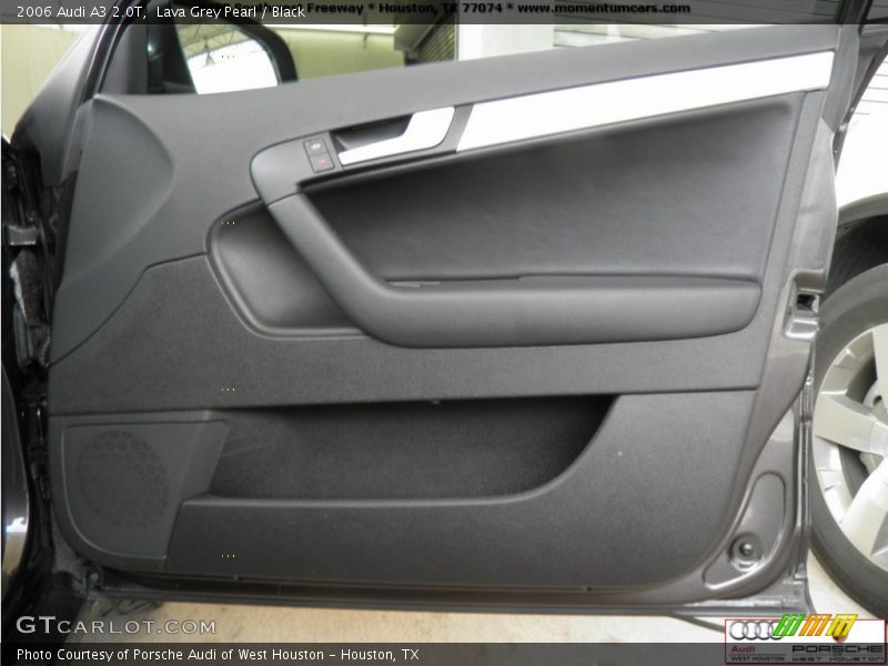 Lava Grey Pearl / Black 2006 Audi A3 2.0T