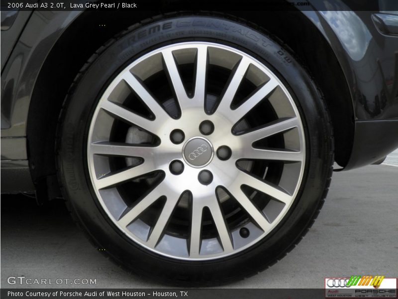 Lava Grey Pearl / Black 2006 Audi A3 2.0T