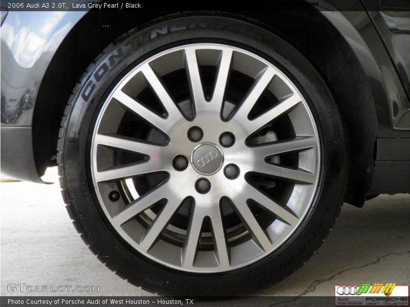 Lava Grey Pearl / Black 2006 Audi A3 2.0T