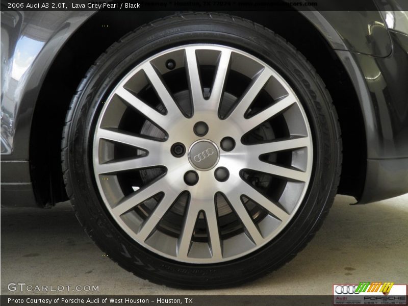 Lava Grey Pearl / Black 2006 Audi A3 2.0T