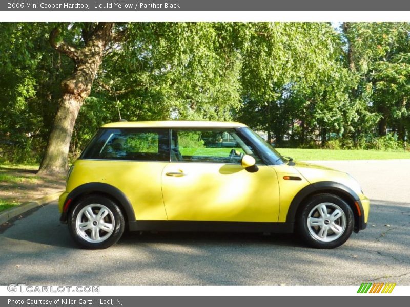 Liquid Yellow / Panther Black 2006 Mini Cooper Hardtop