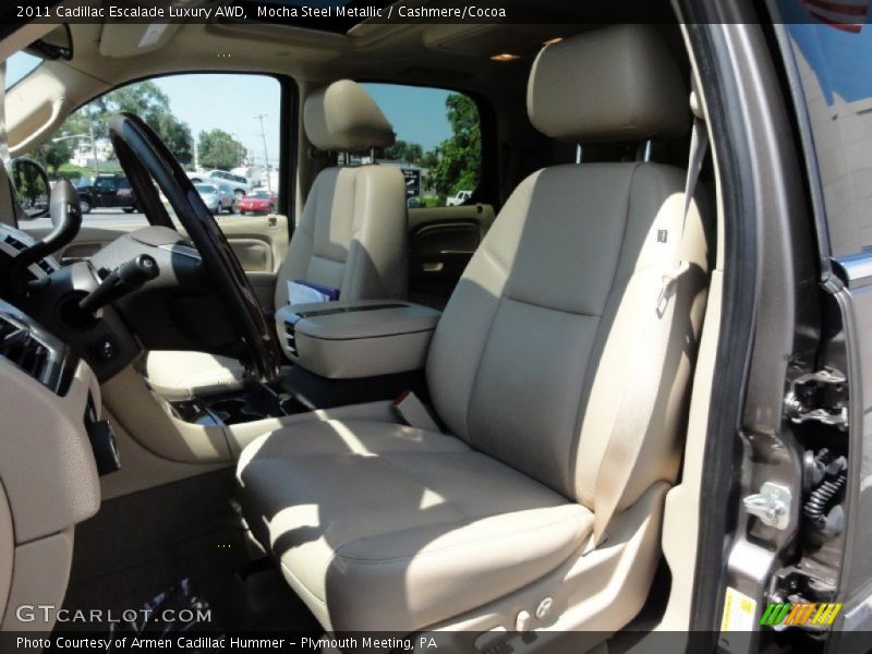 Mocha Steel Metallic / Cashmere/Cocoa 2011 Cadillac Escalade Luxury AWD
