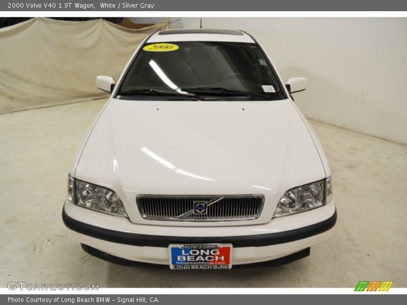 White / Silver Gray 2000 Volvo V40 1.9T Wagon