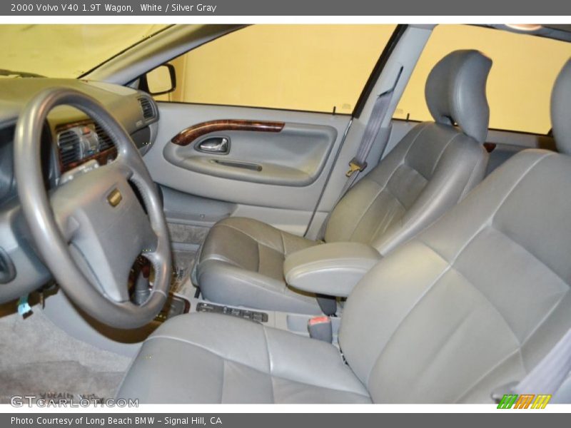 White / Silver Gray 2000 Volvo V40 1.9T Wagon