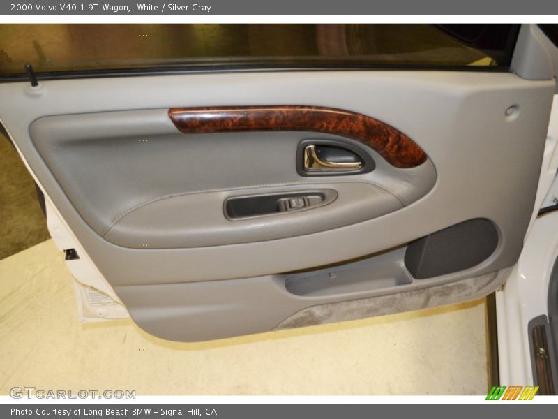 White / Silver Gray 2000 Volvo V40 1.9T Wagon