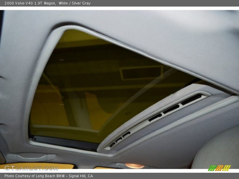 White / Silver Gray 2000 Volvo V40 1.9T Wagon