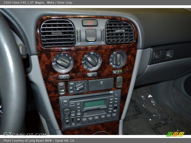 White / Silver Gray 2000 Volvo V40 1.9T Wagon