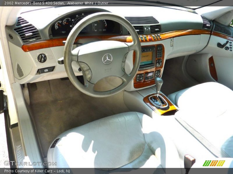 Alabaster White / Oyster 2002 Mercedes-Benz S 430 Sedan