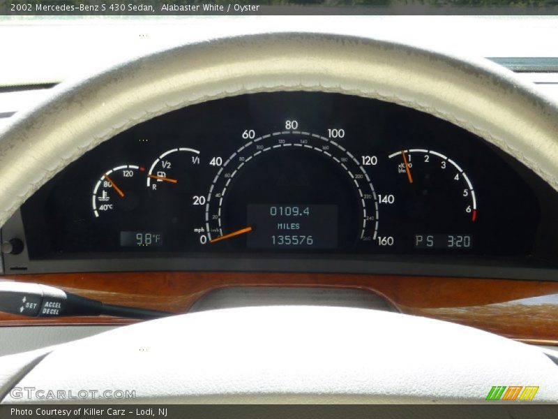 Alabaster White / Oyster 2002 Mercedes-Benz S 430 Sedan