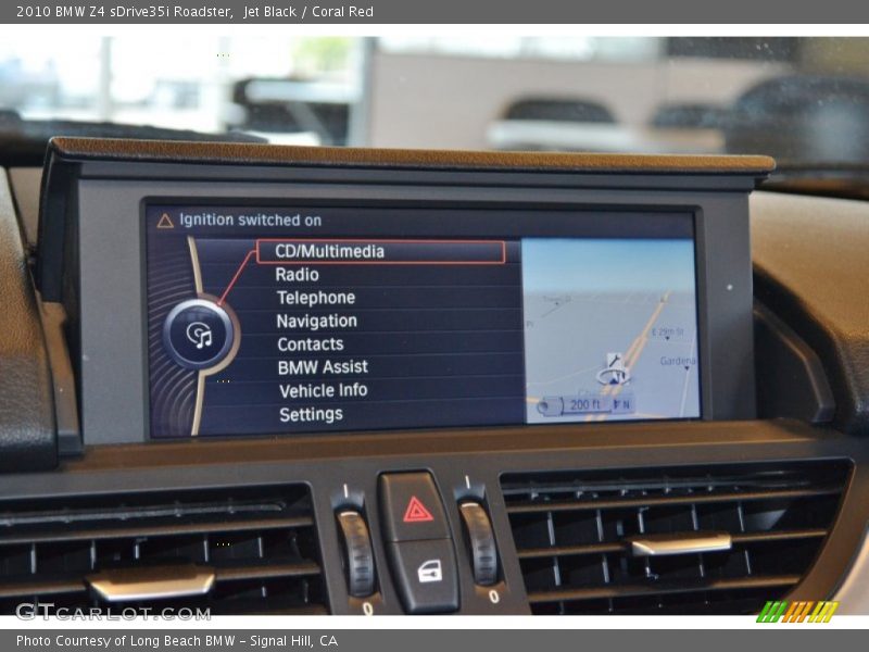 Navigation of 2010 Z4 sDrive35i Roadster