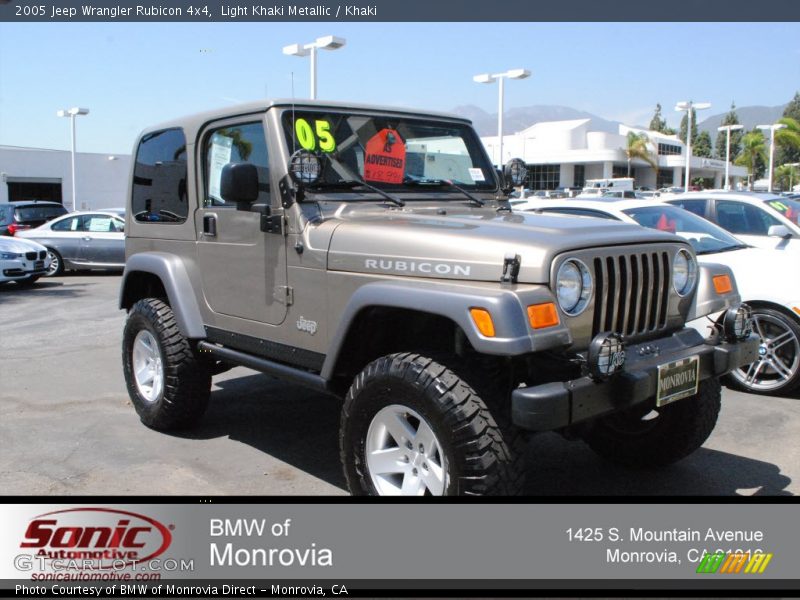 Light Khaki Metallic / Khaki 2005 Jeep Wrangler Rubicon 4x4