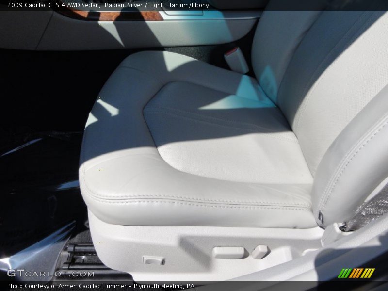 Radiant Silver / Light Titanium/Ebony 2009 Cadillac CTS 4 AWD Sedan