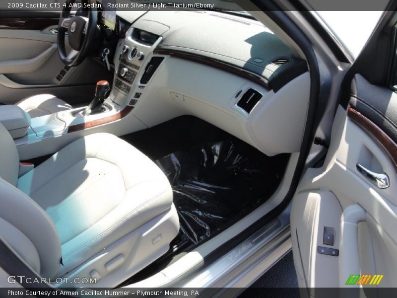 Radiant Silver / Light Titanium/Ebony 2009 Cadillac CTS 4 AWD Sedan