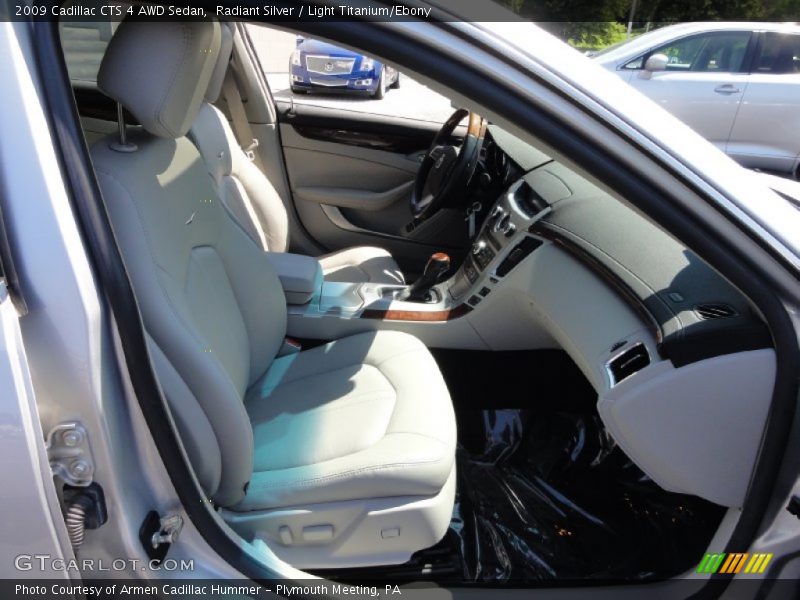 Radiant Silver / Light Titanium/Ebony 2009 Cadillac CTS 4 AWD Sedan