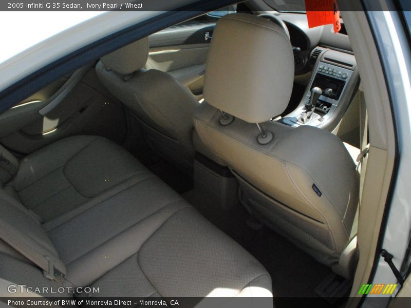 Ivory Pearl / Wheat 2005 Infiniti G 35 Sedan