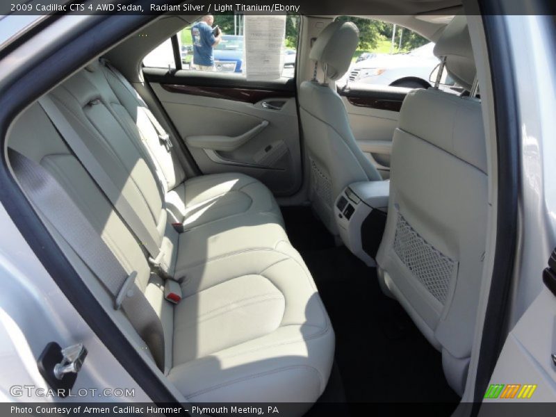 Radiant Silver / Light Titanium/Ebony 2009 Cadillac CTS 4 AWD Sedan