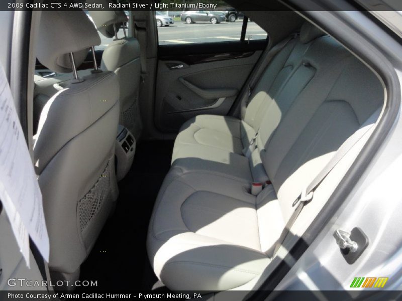 Radiant Silver / Light Titanium/Ebony 2009 Cadillac CTS 4 AWD Sedan