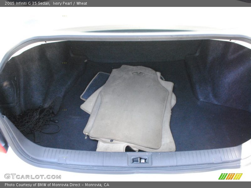 Ivory Pearl / Wheat 2005 Infiniti G 35 Sedan