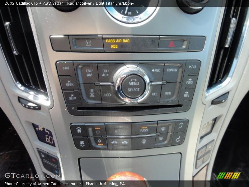Radiant Silver / Light Titanium/Ebony 2009 Cadillac CTS 4 AWD Sedan