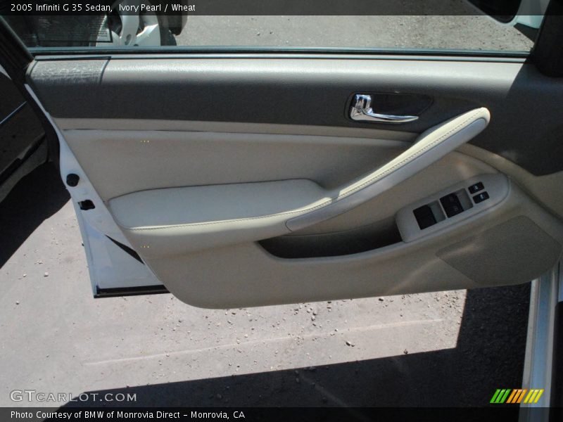 Ivory Pearl / Wheat 2005 Infiniti G 35 Sedan