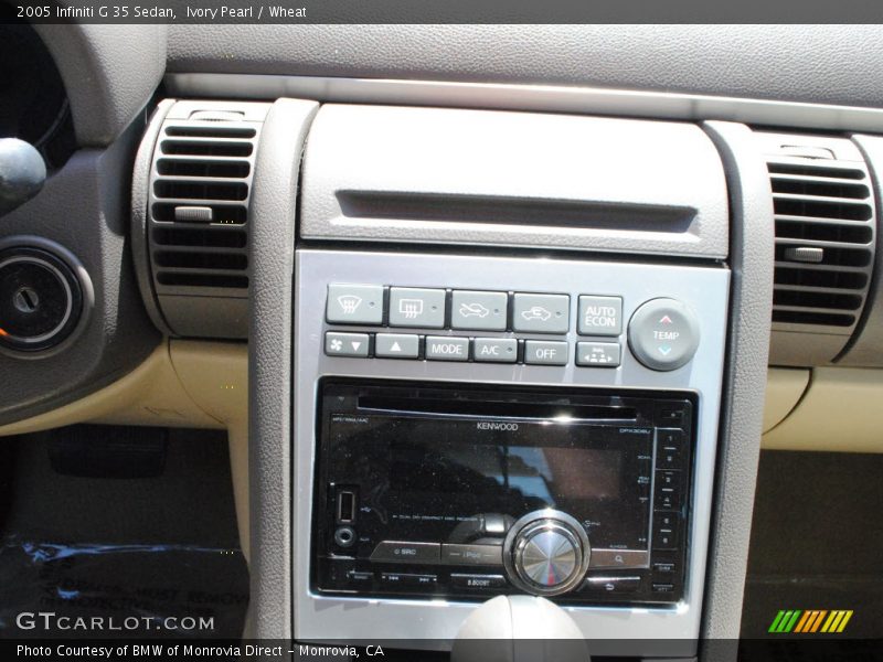 Ivory Pearl / Wheat 2005 Infiniti G 35 Sedan