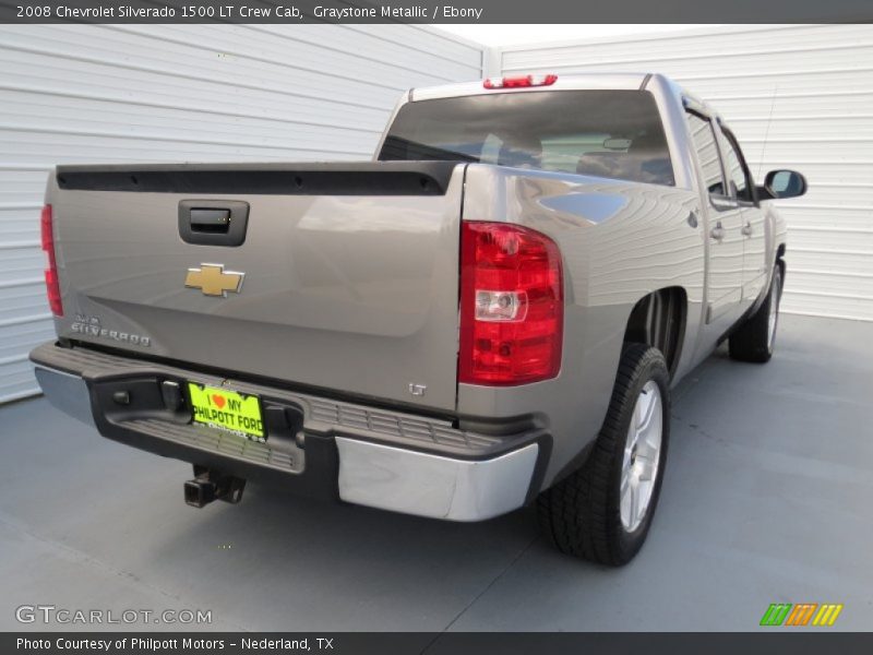 Graystone Metallic / Ebony 2008 Chevrolet Silverado 1500 LT Crew Cab