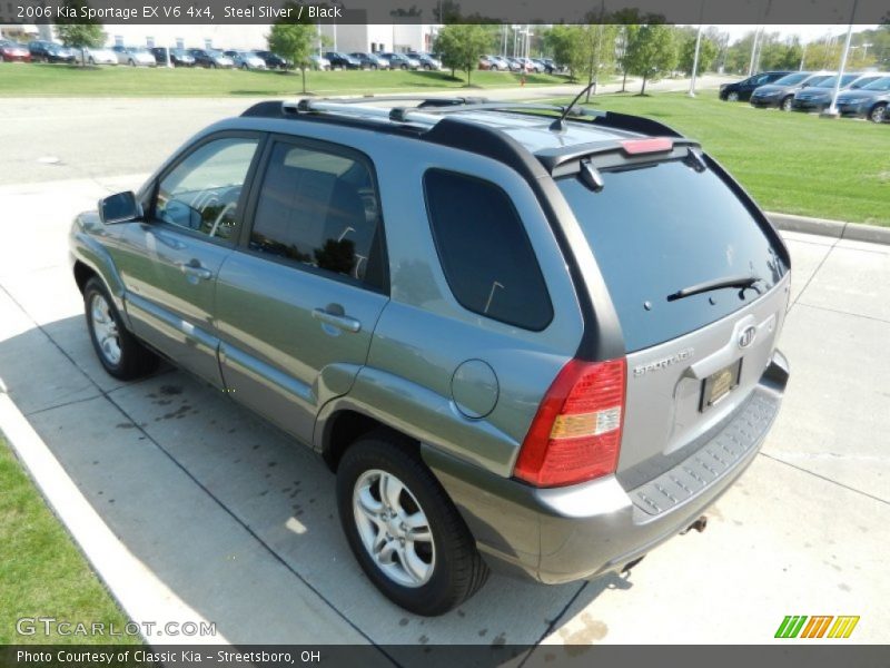 Steel Silver / Black 2006 Kia Sportage EX V6 4x4