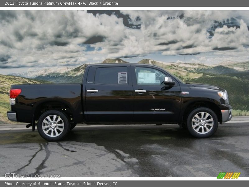 Black / Graphite 2012 Toyota Tundra Platinum CrewMax 4x4