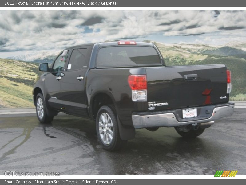 Black / Graphite 2012 Toyota Tundra Platinum CrewMax 4x4