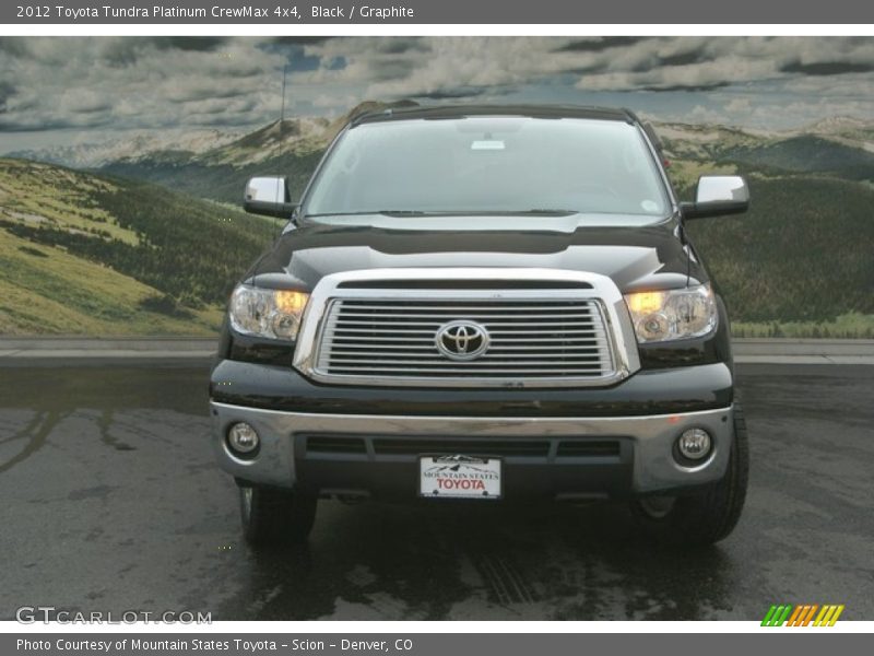 Black / Graphite 2012 Toyota Tundra Platinum CrewMax 4x4
