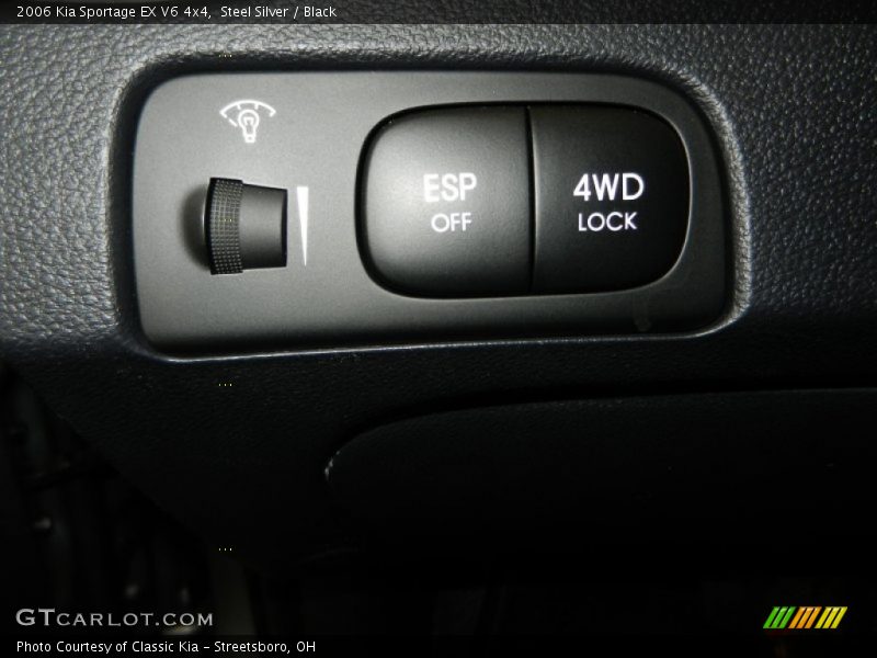 Steel Silver / Black 2006 Kia Sportage EX V6 4x4