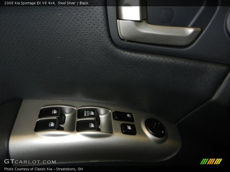 Steel Silver / Black 2006 Kia Sportage EX V6 4x4