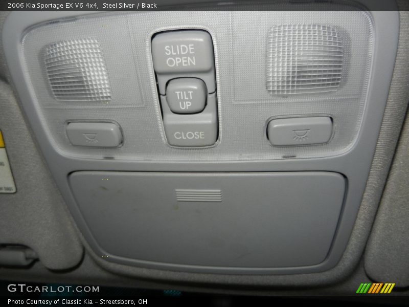 Steel Silver / Black 2006 Kia Sportage EX V6 4x4