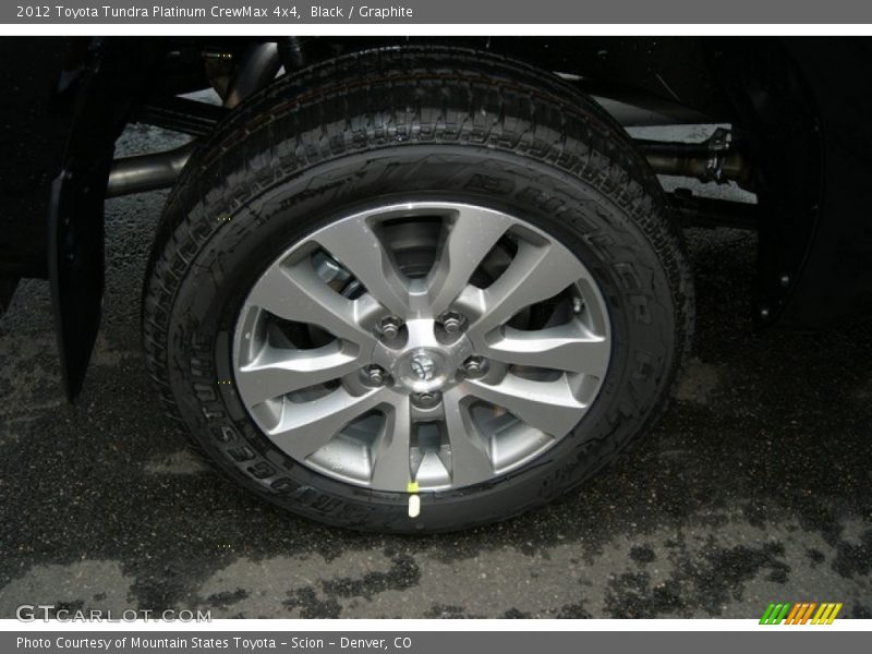 Black / Graphite 2012 Toyota Tundra Platinum CrewMax 4x4