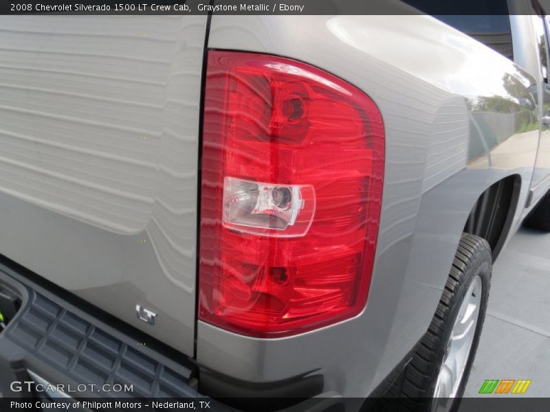Graystone Metallic / Ebony 2008 Chevrolet Silverado 1500 LT Crew Cab