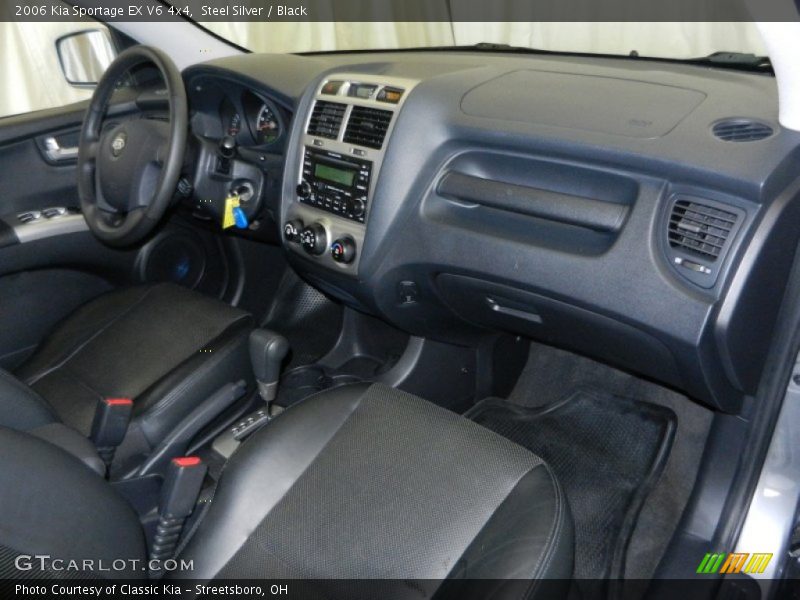 Steel Silver / Black 2006 Kia Sportage EX V6 4x4