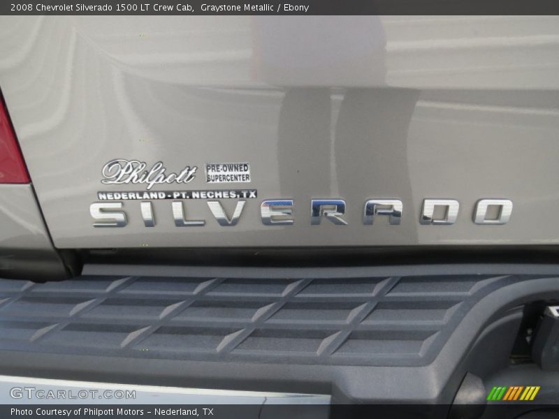 Graystone Metallic / Ebony 2008 Chevrolet Silverado 1500 LT Crew Cab