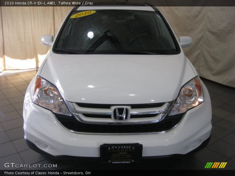 Taffeta White / Gray 2010 Honda CR-V EX-L AWD