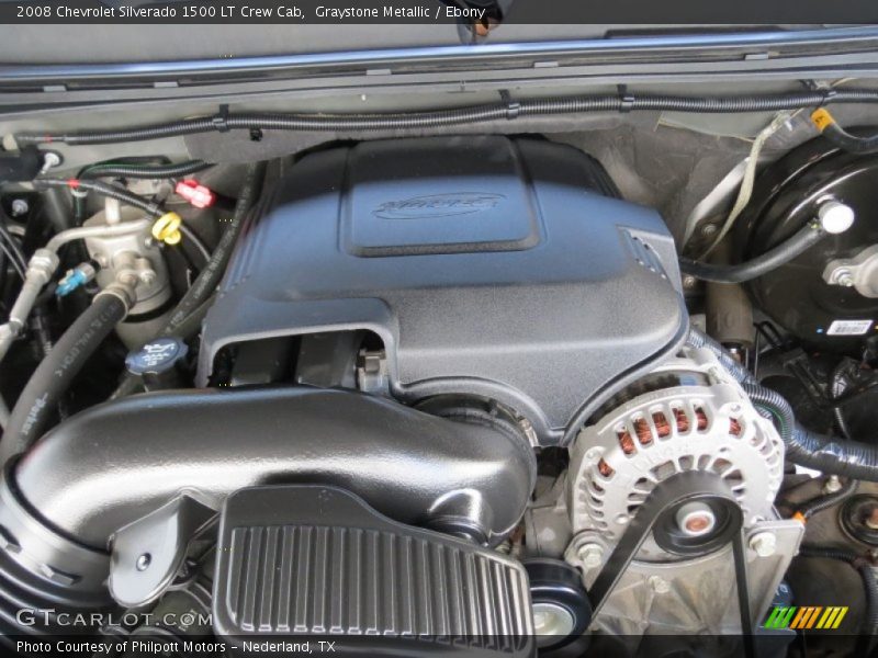 Graystone Metallic / Ebony 2008 Chevrolet Silverado 1500 LT Crew Cab