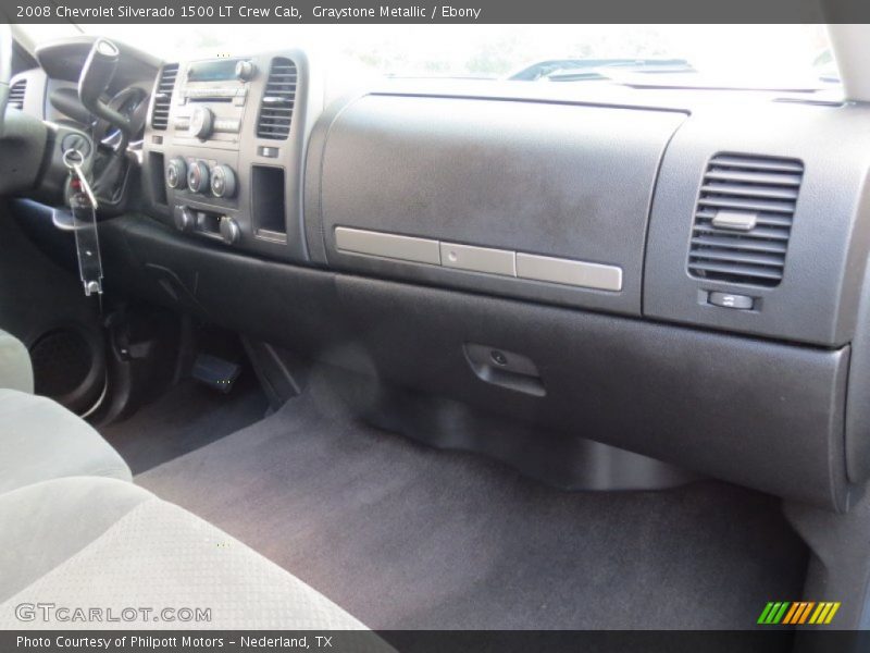 Graystone Metallic / Ebony 2008 Chevrolet Silverado 1500 LT Crew Cab