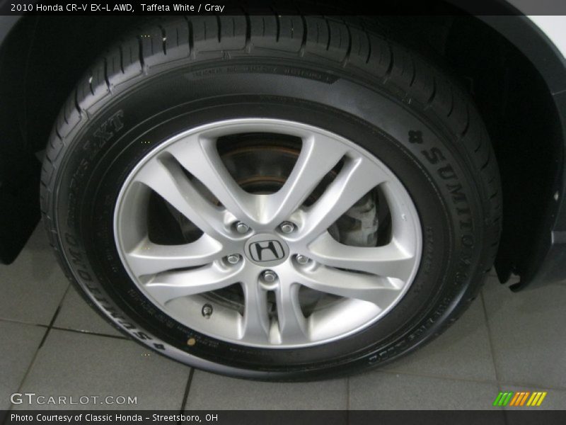 Taffeta White / Gray 2010 Honda CR-V EX-L AWD