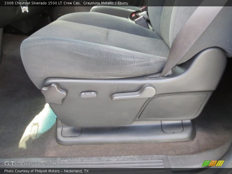 Graystone Metallic / Ebony 2008 Chevrolet Silverado 1500 LT Crew Cab