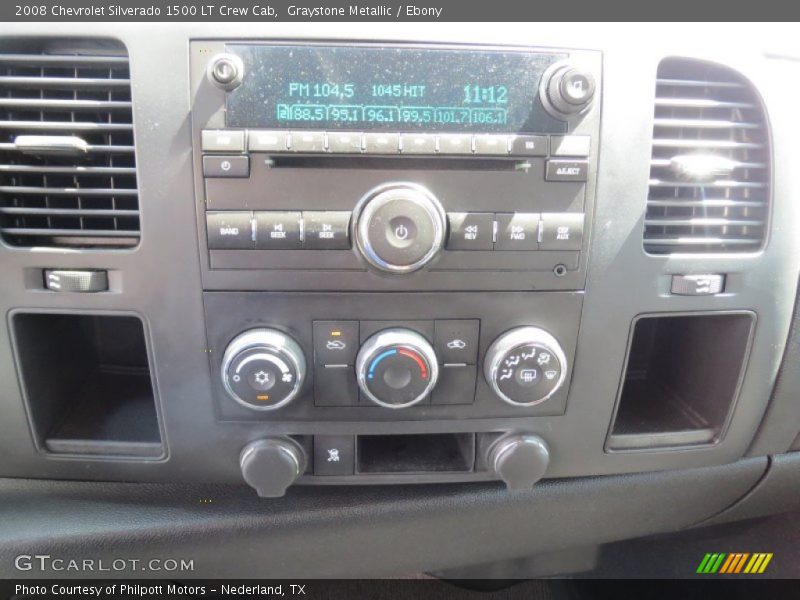 Graystone Metallic / Ebony 2008 Chevrolet Silverado 1500 LT Crew Cab