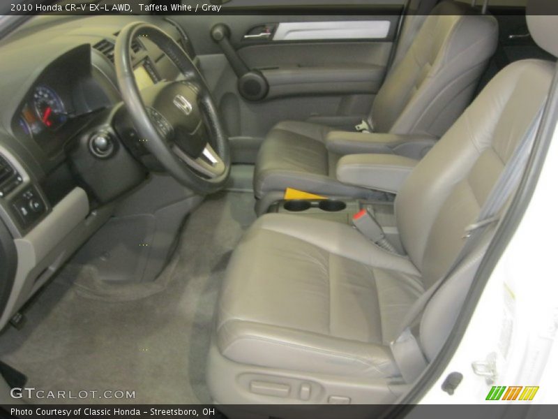 Taffeta White / Gray 2010 Honda CR-V EX-L AWD