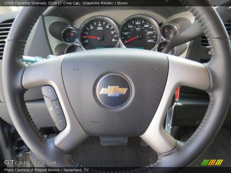 Graystone Metallic / Ebony 2008 Chevrolet Silverado 1500 LT Crew Cab