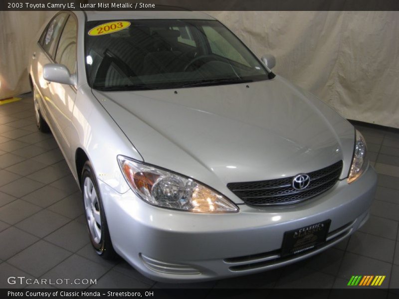 Lunar Mist Metallic / Stone 2003 Toyota Camry LE